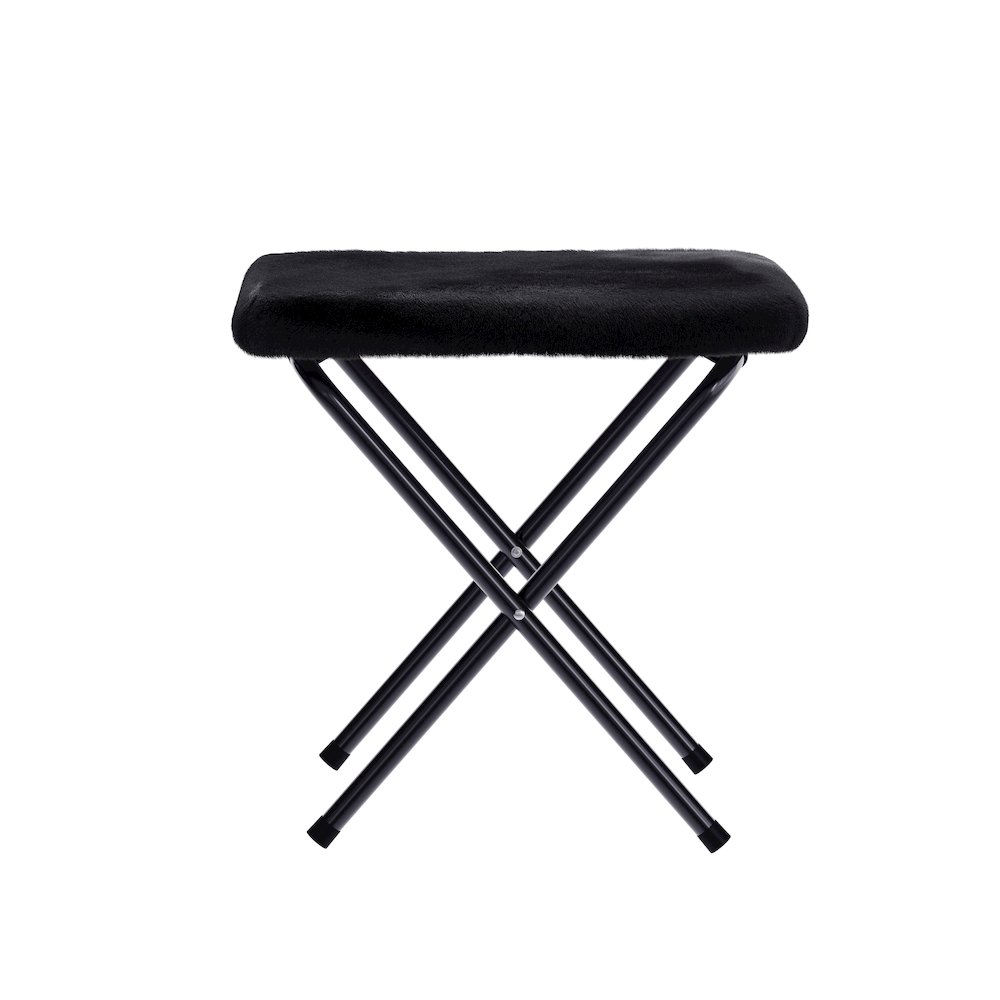 Contemporary Double Saucer Chair with 2 Ottomans