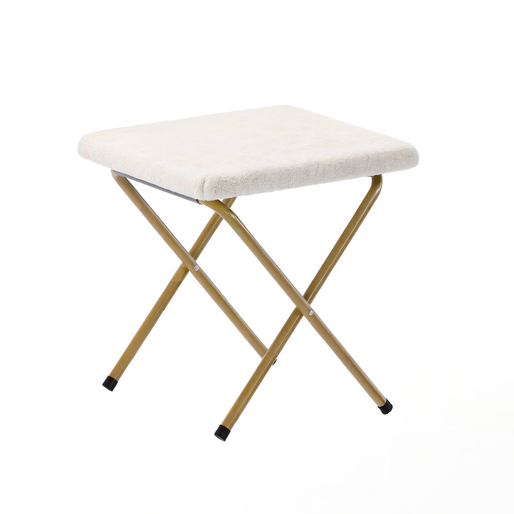 Double Saucer Chair with 2 Ottomans