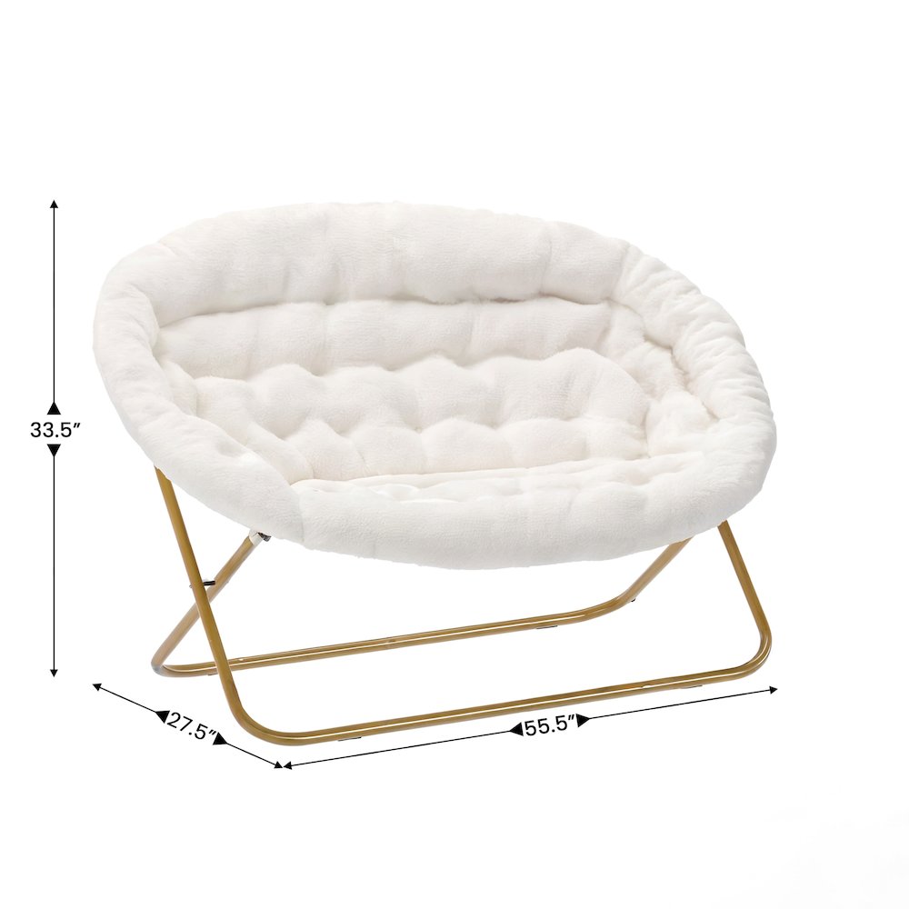 Contemporary Double Saucer Chair