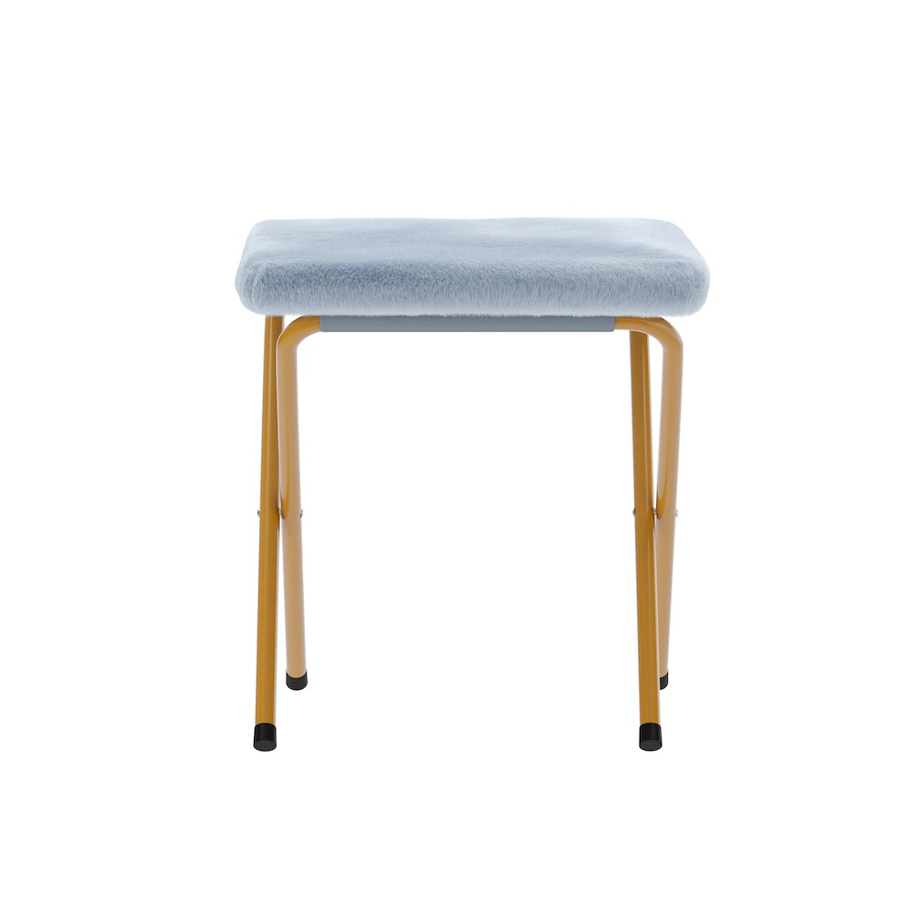 Oversized Folding Saucer Chair with Ottoman