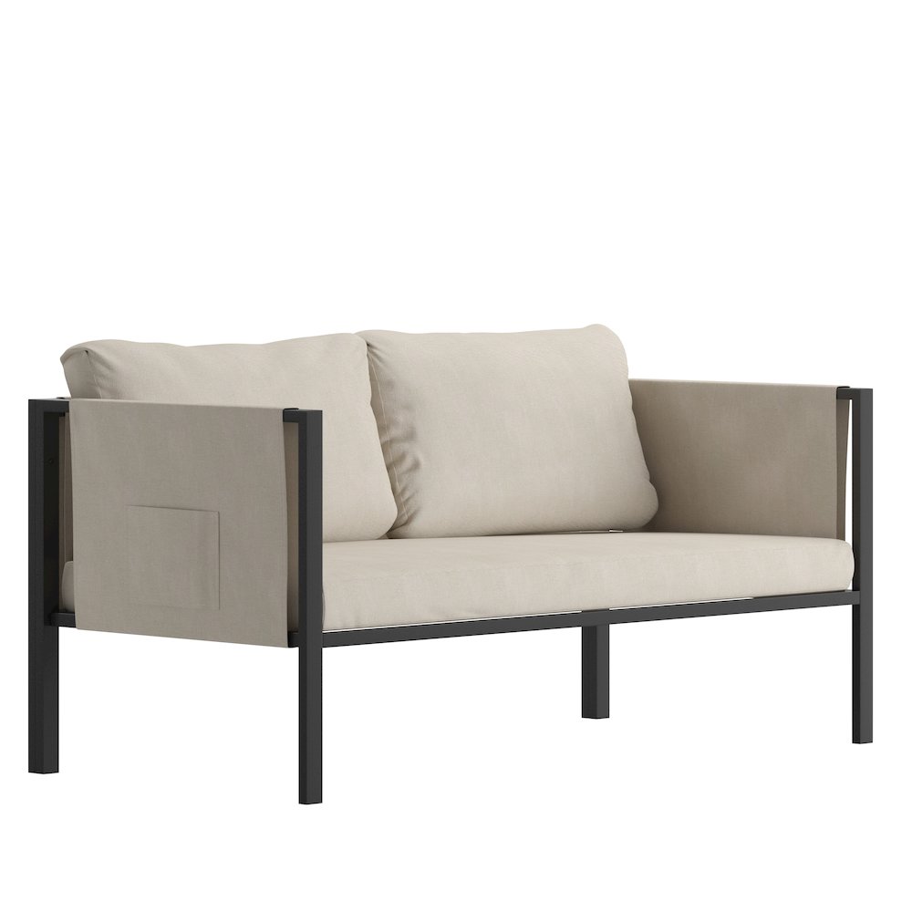 Loveseat with Cushions