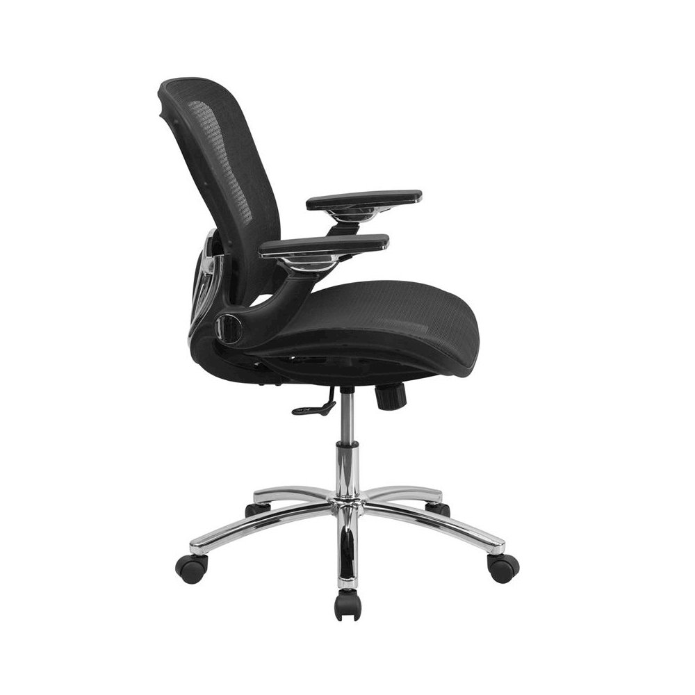 Mid-Back Black Mesh Executive Swivel Office Chair