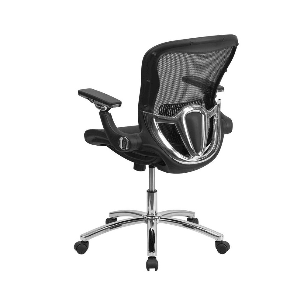 Mid-Back Black Mesh Executive Swivel Office Chair