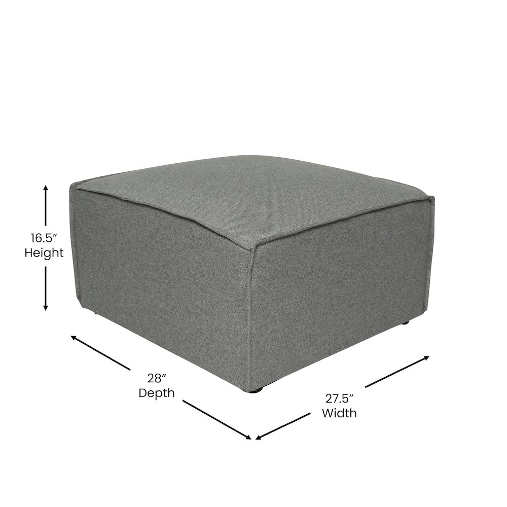 Bridgetown Luxury Modular Sectional Sofa Ottoman Seat
