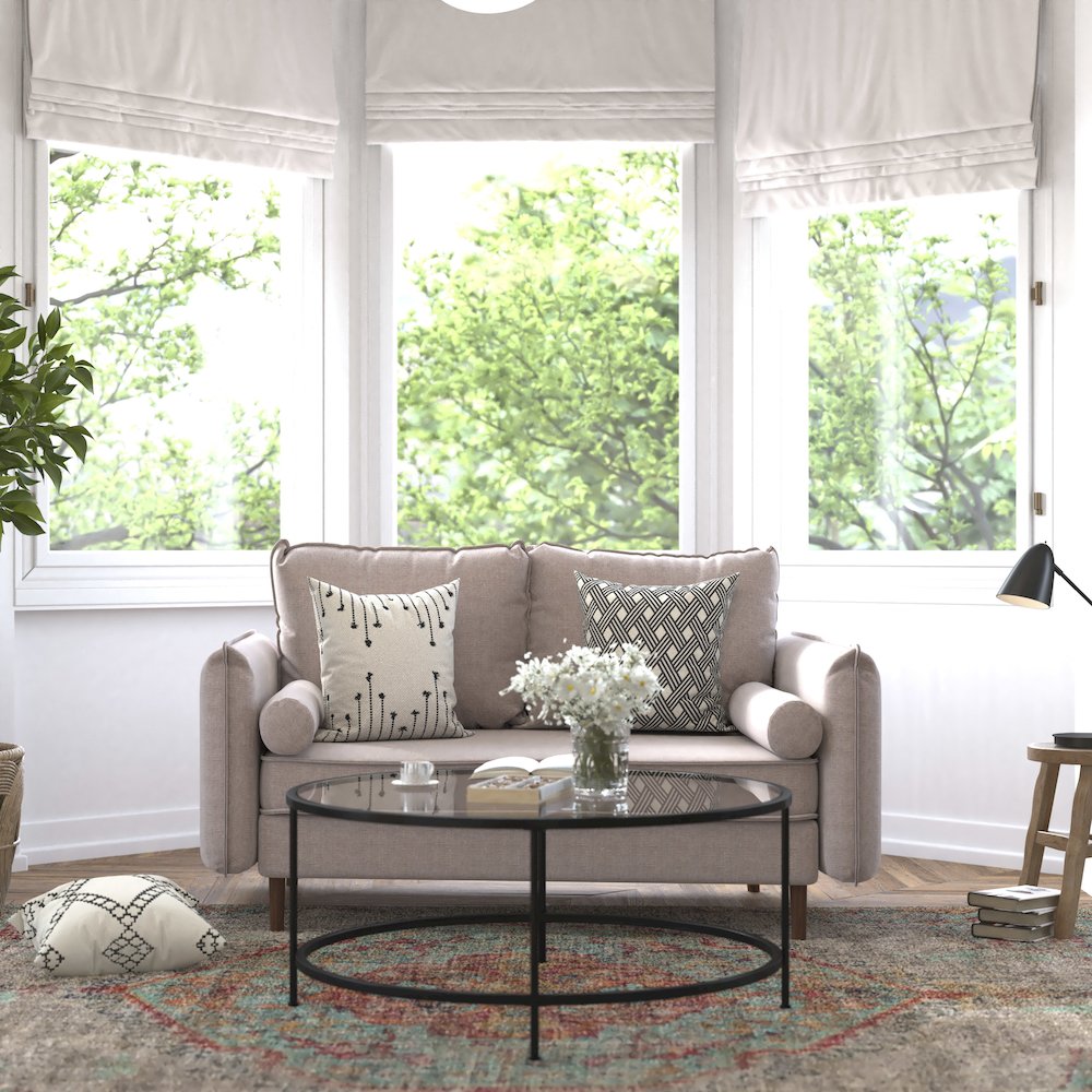 Solid Wood Legs in Taupe