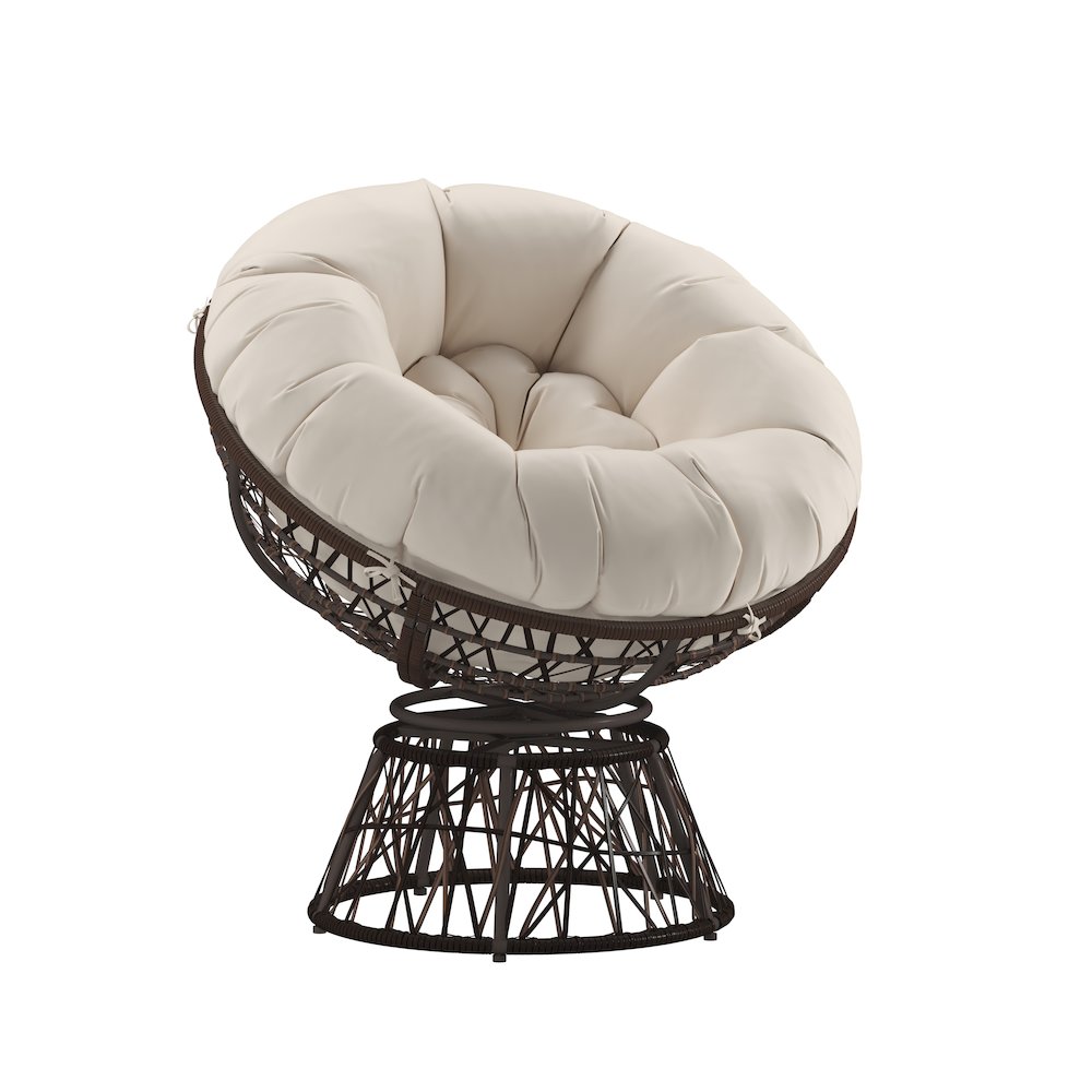 Contemporary Papasan Patio Chair