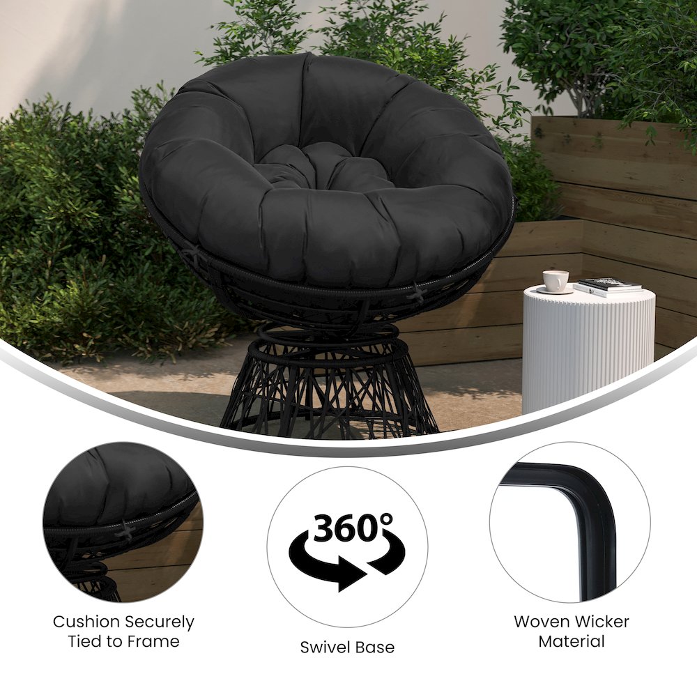 Contemporary Papasan Patio Chair