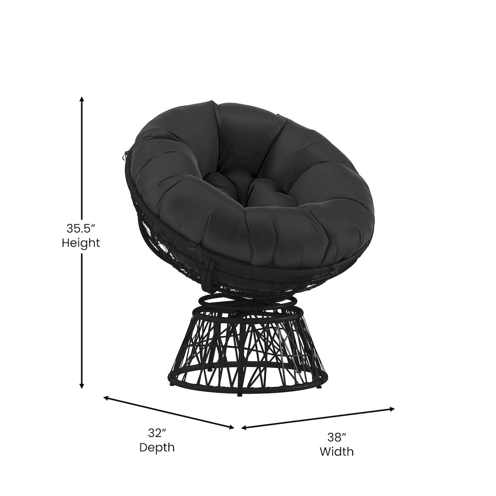 Contemporary Papasan Patio Chair