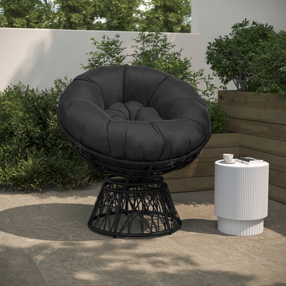 Contemporary Papasan Patio Chair