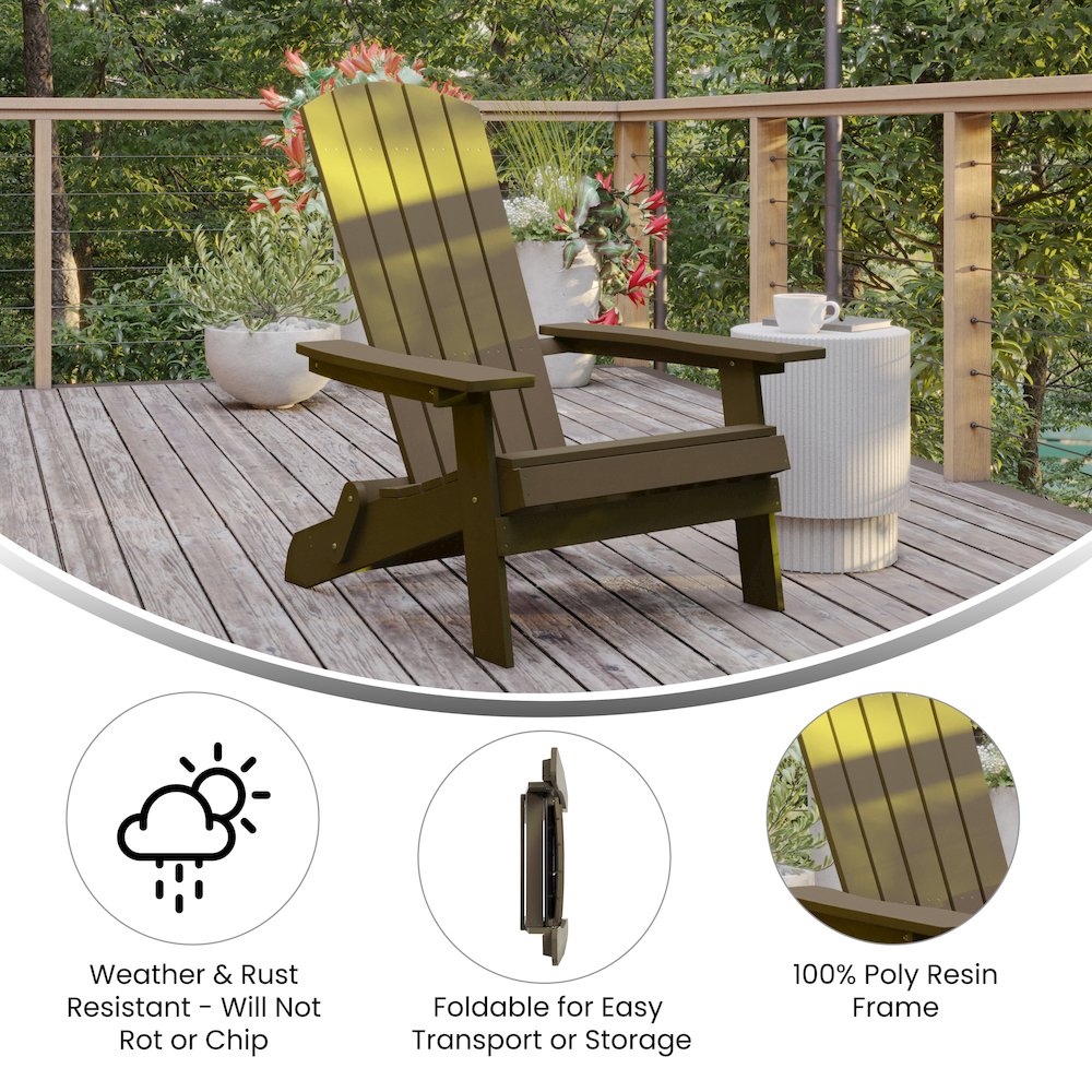 Contemporary Commercial Grade Adirondack Lounger