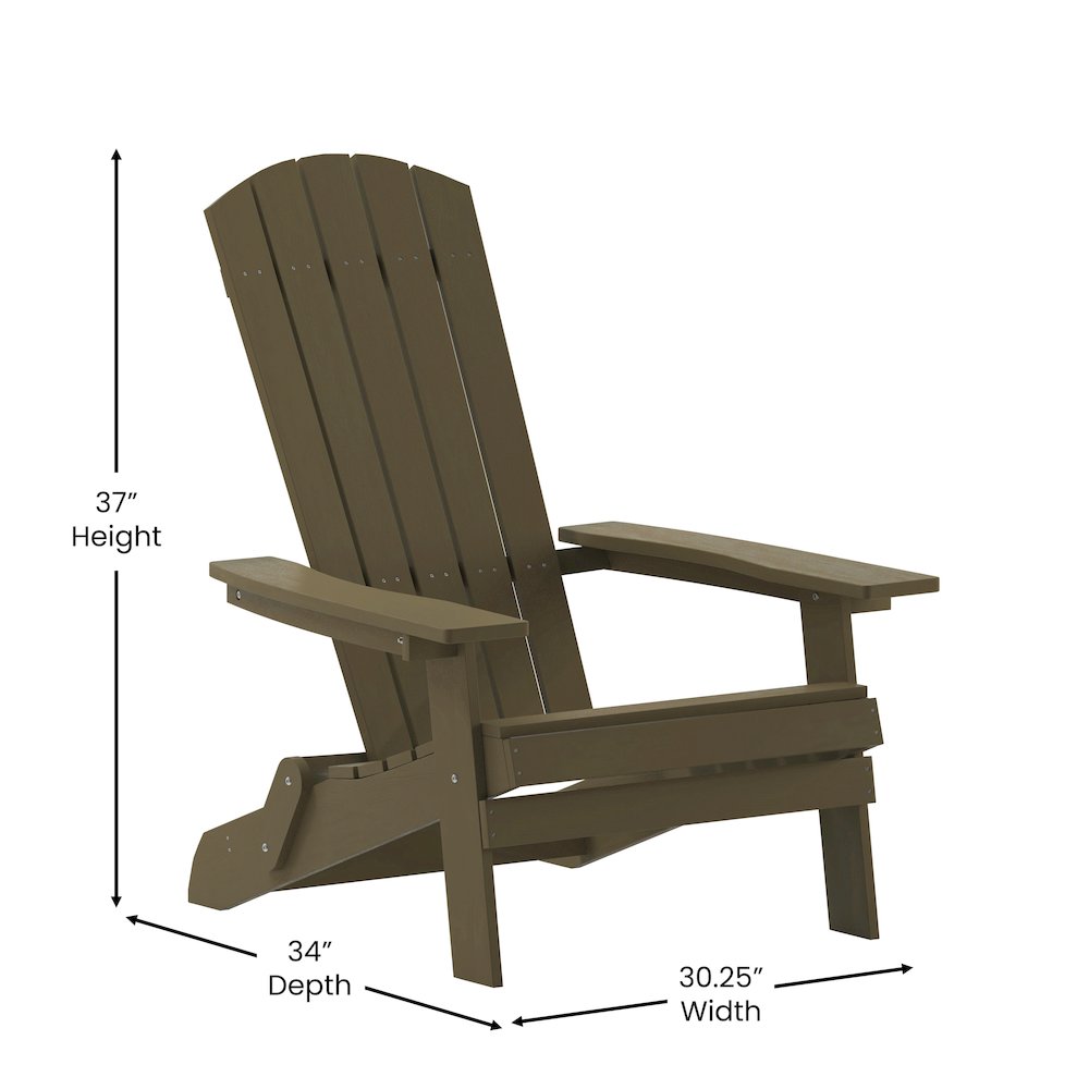 Contemporary Commercial Grade Adirondack Lounger