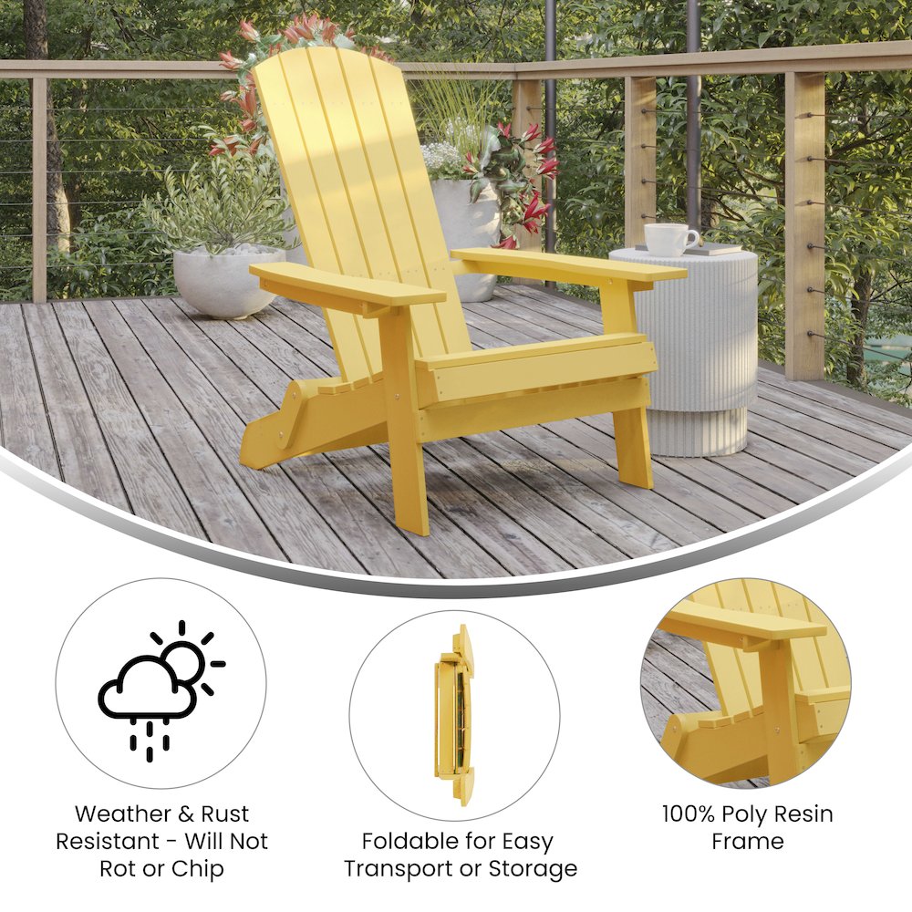 Contemporary Commercial Grade Adirondack Lounger
