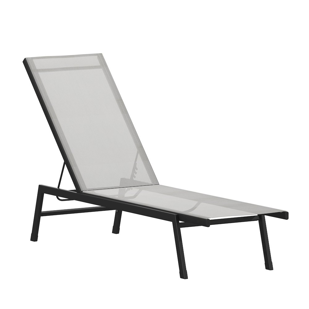 Modern Outdoor Chaise Lounge Chair