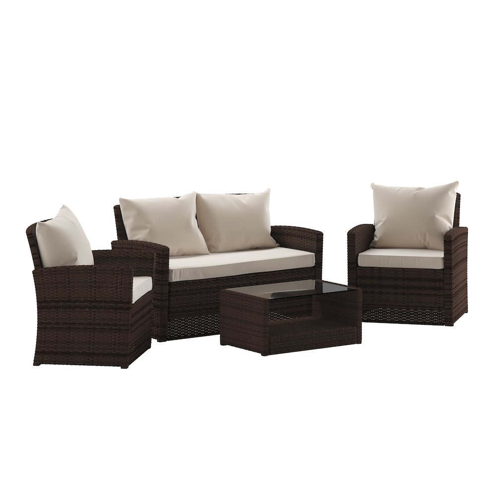 Contemporary Outdoor Seating Set