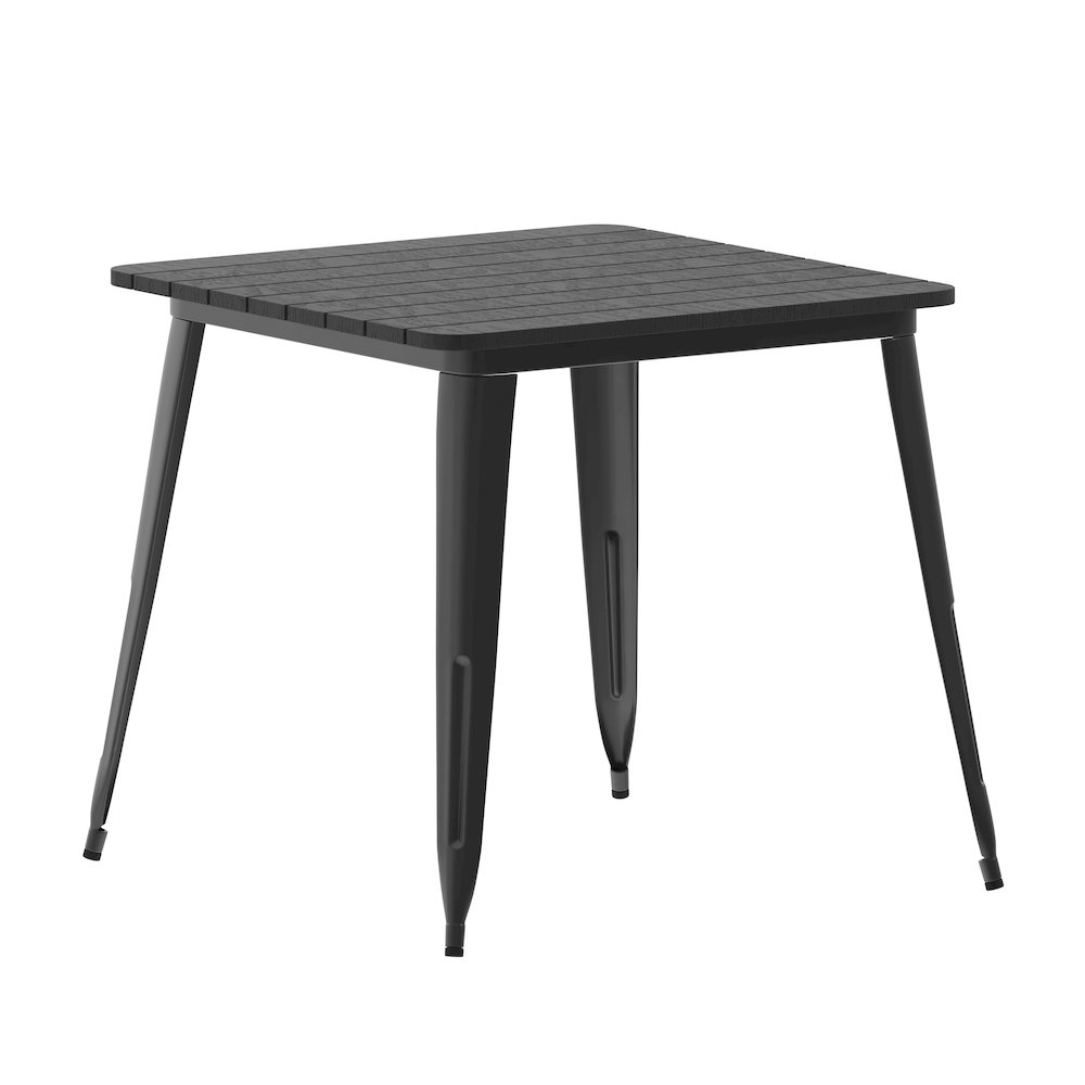 Contemporary 31.5″ Square Commercial Dining Table for 4