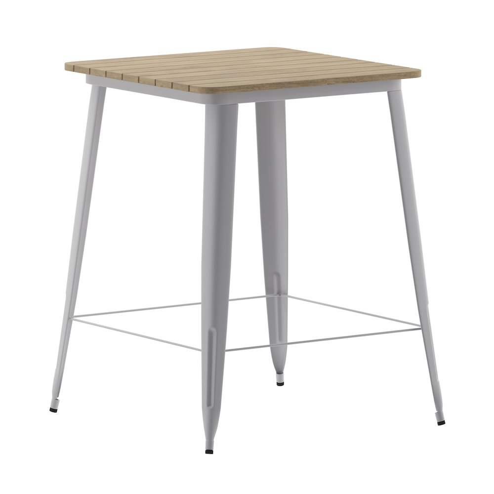 Contemporary 31.5″ Square Commercial Bar Height Dining Table for 4