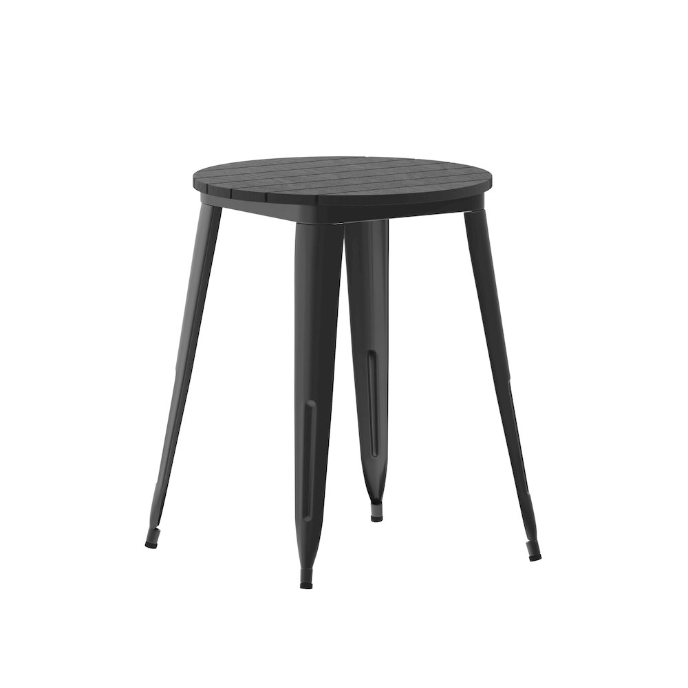 Contemporary 23.75″ Round Commercial Dining Table for 2