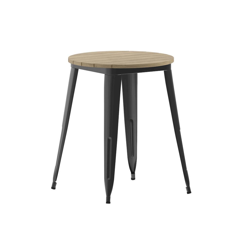 Contemporary 23.75″ Round Commercial Dining Table for 2