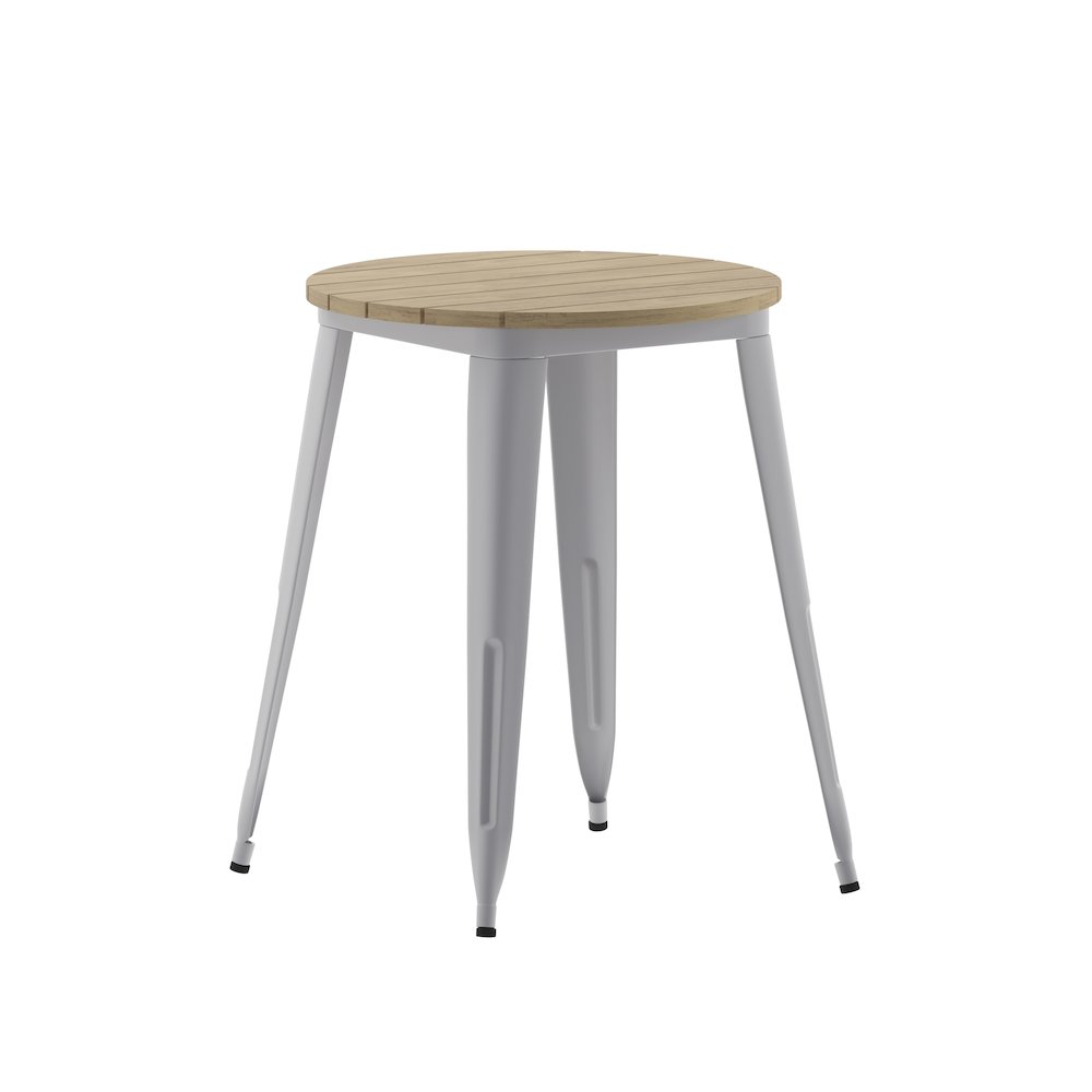 Contemporary 23.75″ Round Commercial Dining Table for 2