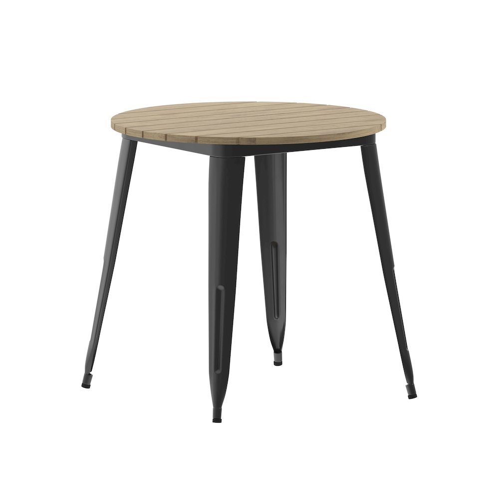 Contemporary 30″ Round Commercial Dining Table for 4