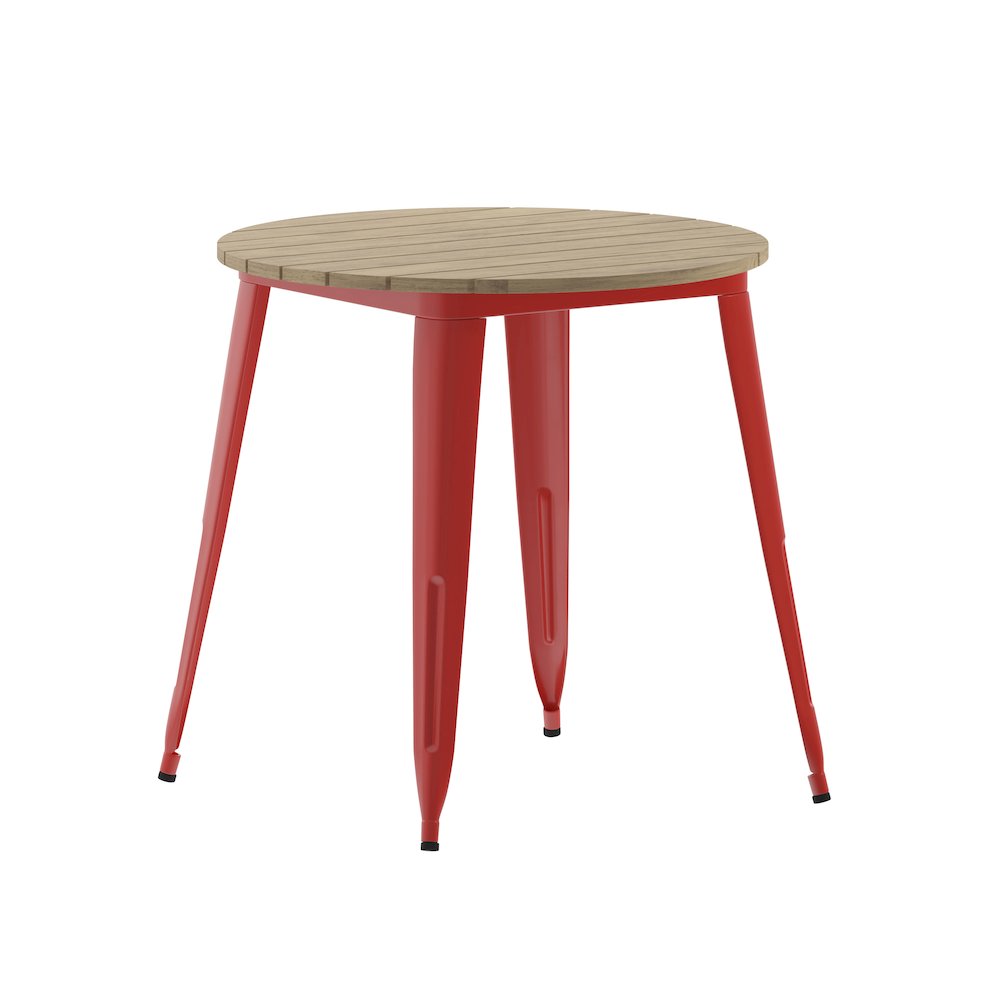 Contemporary 30″ Round Commercial Dining Table for 4