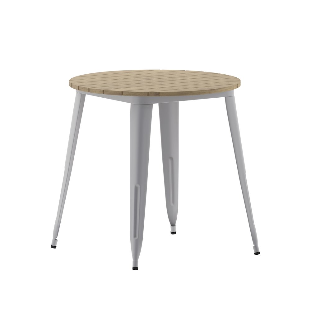Contemporary 30″ Round Commercial Dining Table for 4