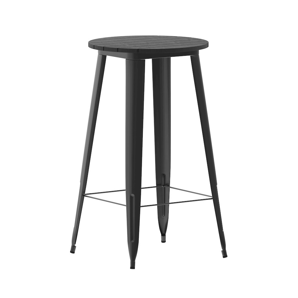 Contemporary 23.75″ Round Commercial Bar Height Dining Table for 2