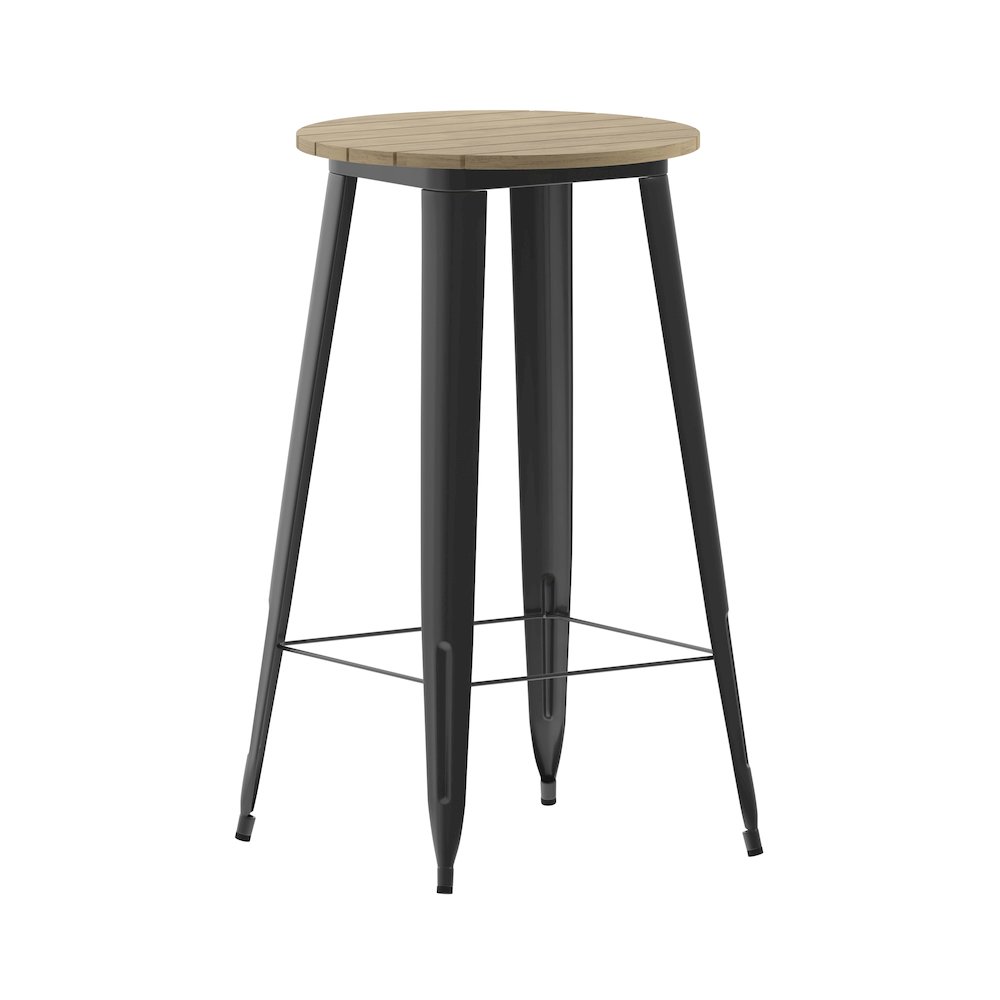 Contemporary 23.75″ Round Commercial Bar Height Dining Table for 2