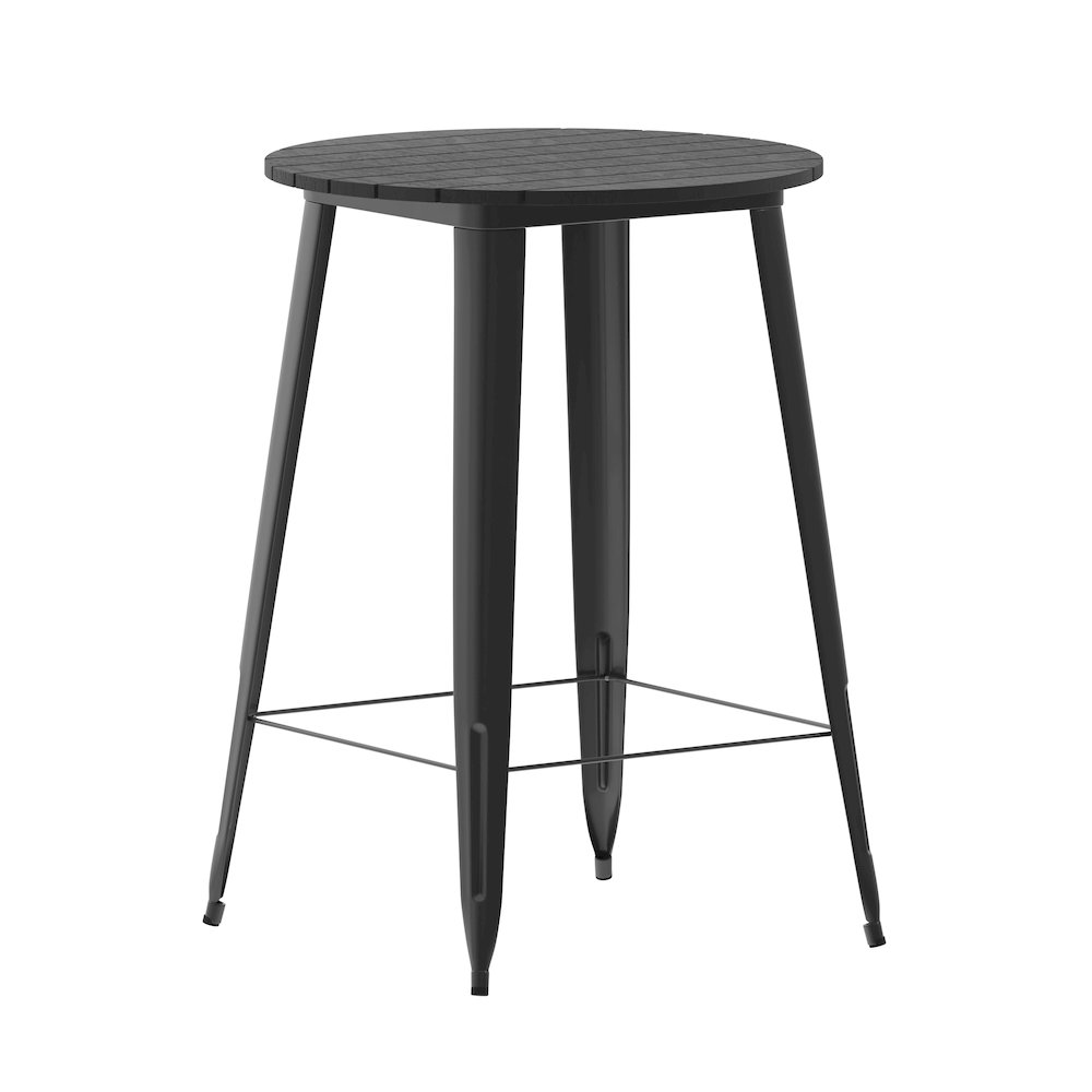 Contemporary 30″ Round Commercial Bar Height Dining Table for 4
