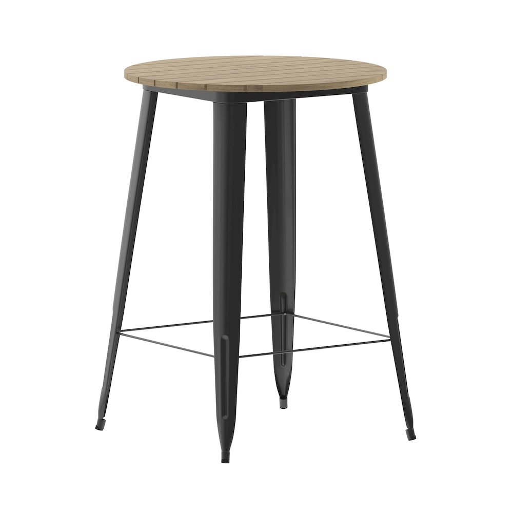 Contemporary 30″ Round Commercial Bar Height Dining Table for 4