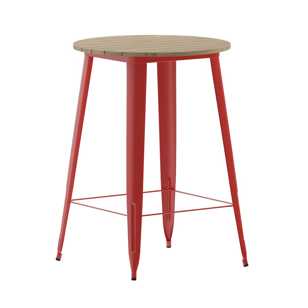 Contemporary 30″ Round Commercial Bar Height Dining Table for 4