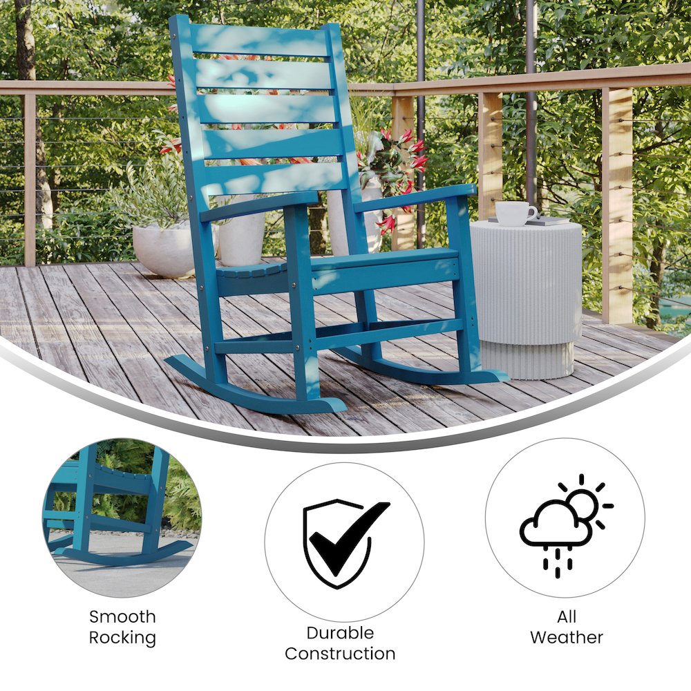 Classic Commercial Grade All Weather Rocking Chair