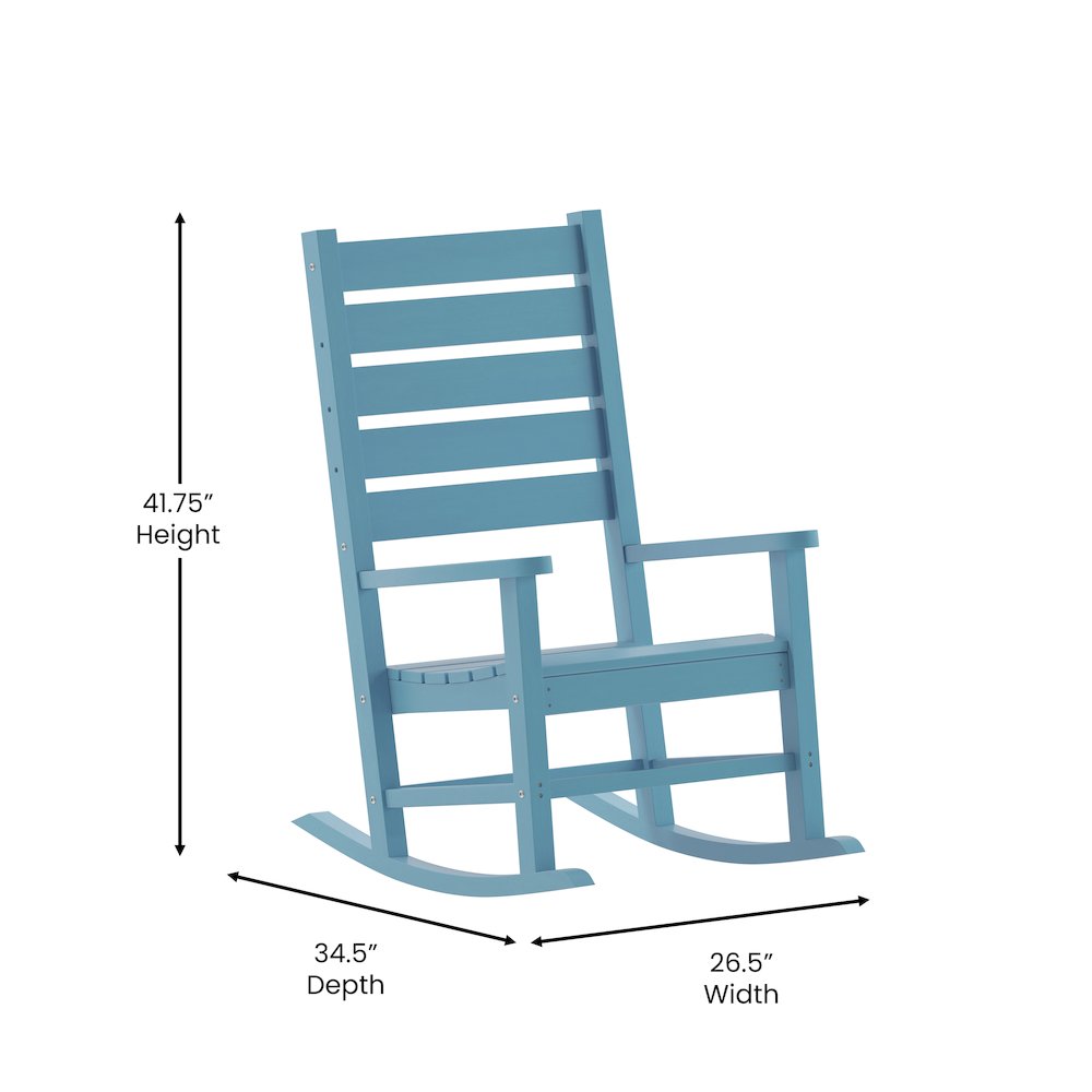 Classic Commercial Grade All Weather Rocking Chair