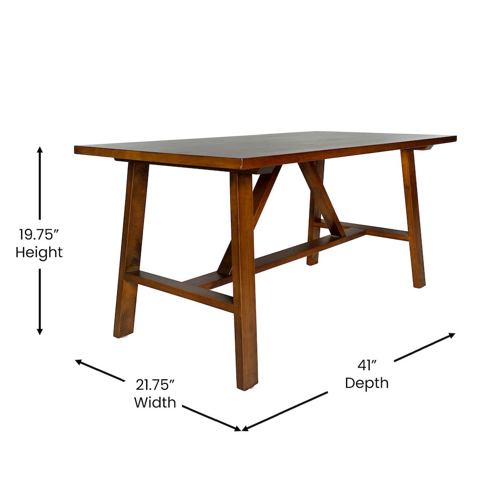 Eli Solid Wood Farmhouse Coffee Table