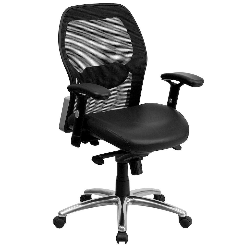 Mid-Back Black Super Mesh Executive Swivel Office Chair