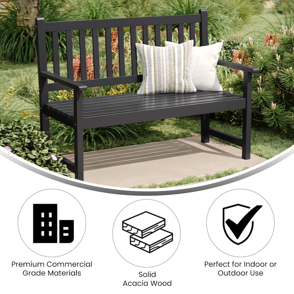 Patio Acacia Wood Bench