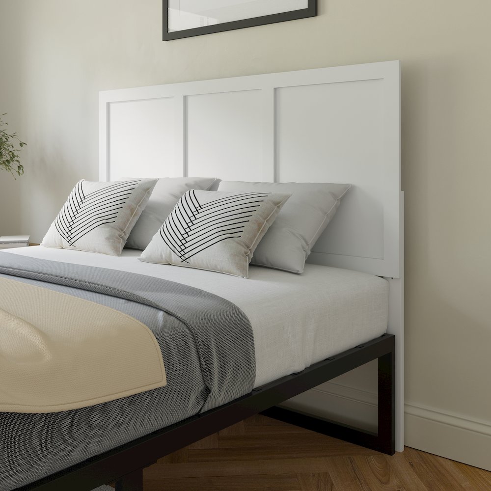 Contemporary Full Size Raised Panel Headboard