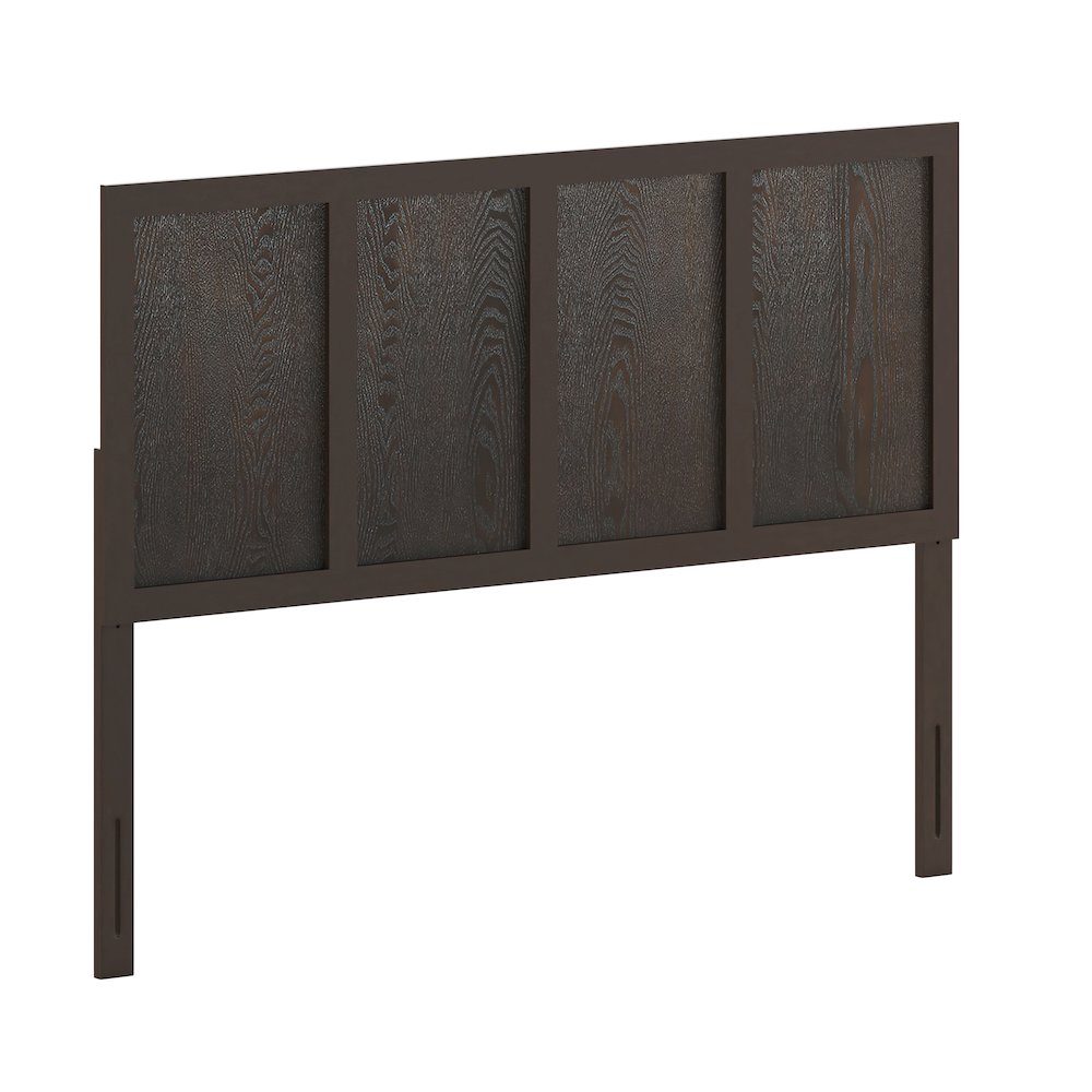 Contemporary Queen Size Raised Panel Headboard