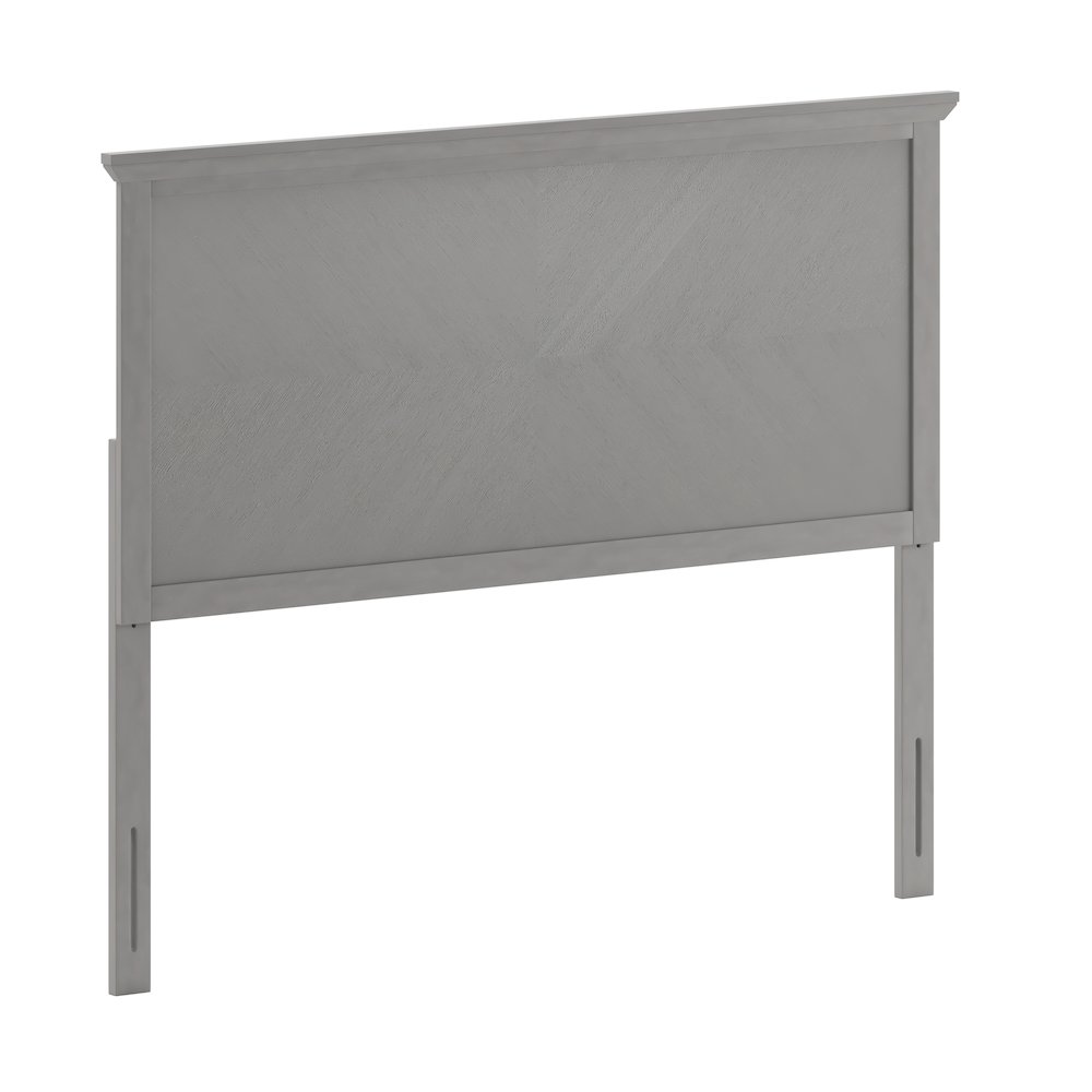 Contemporary Full Size Herringbone Pattern Headboard
