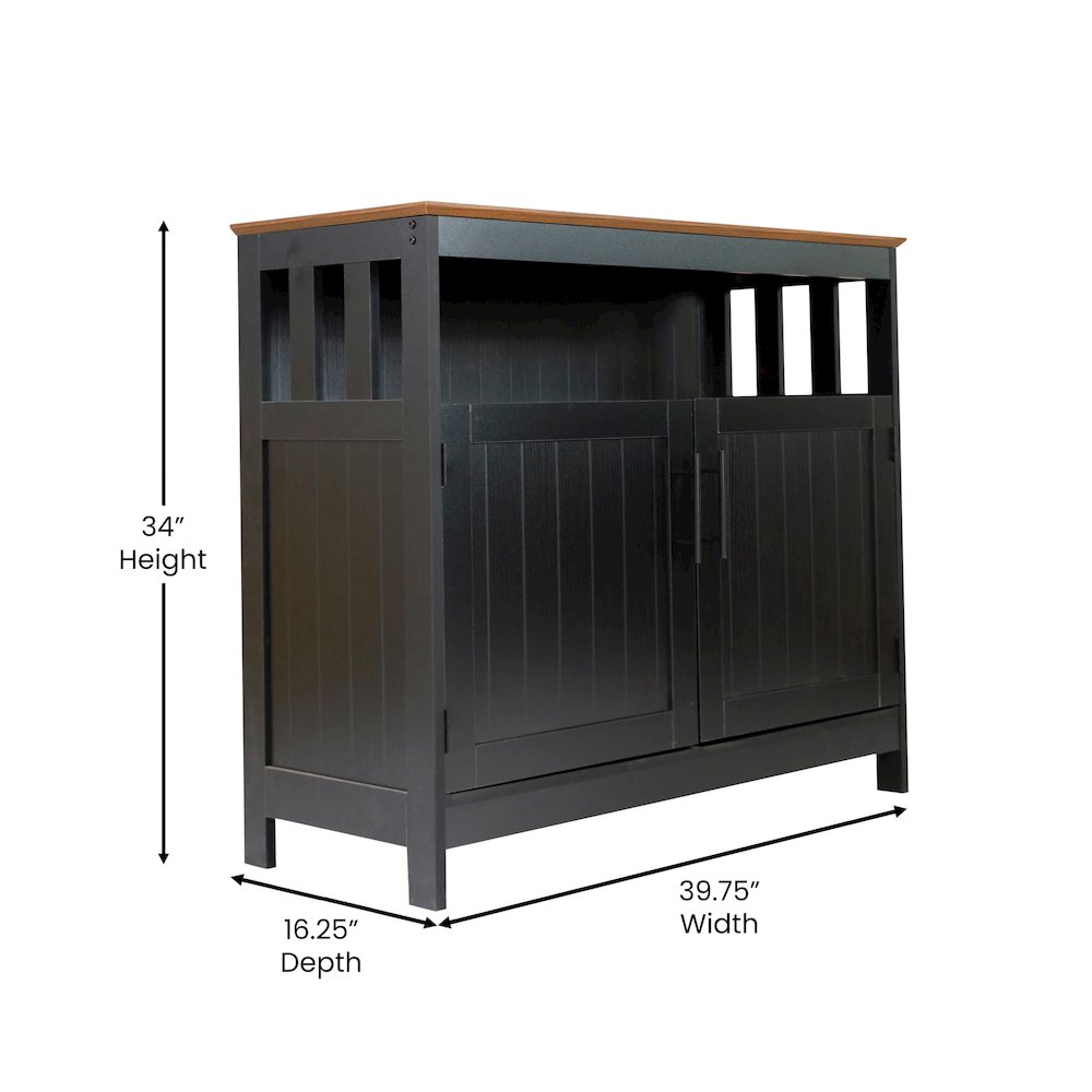 Classic Buffet and Sideboard Storage Cabinet