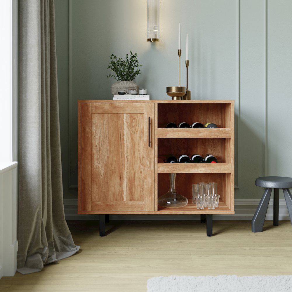 Traditional Bar and Sideboard Storage Cabinet