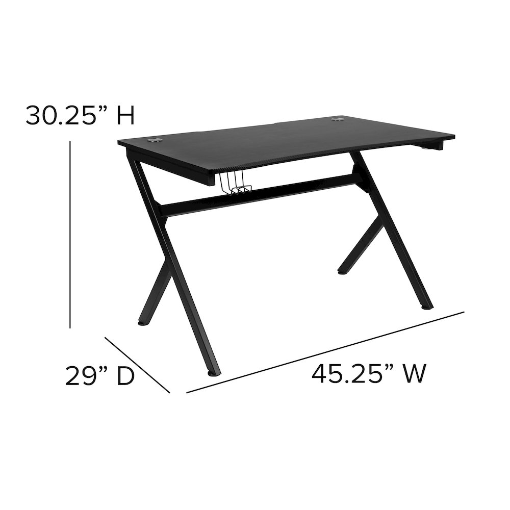 Gaming Desk 45.25″ x 29″ Computer Table Gamer Workstation