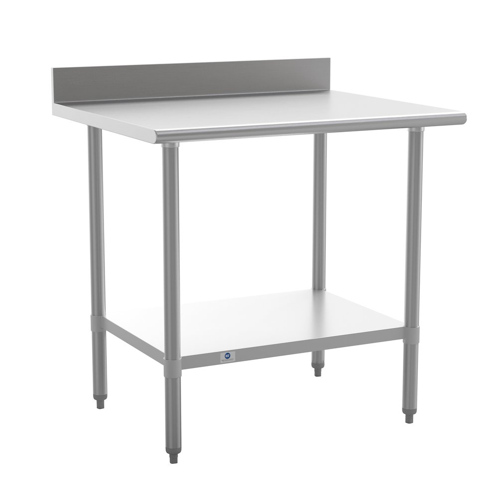 430 Stainless Steel 18 Gauge Kitchen Prep and Work Table