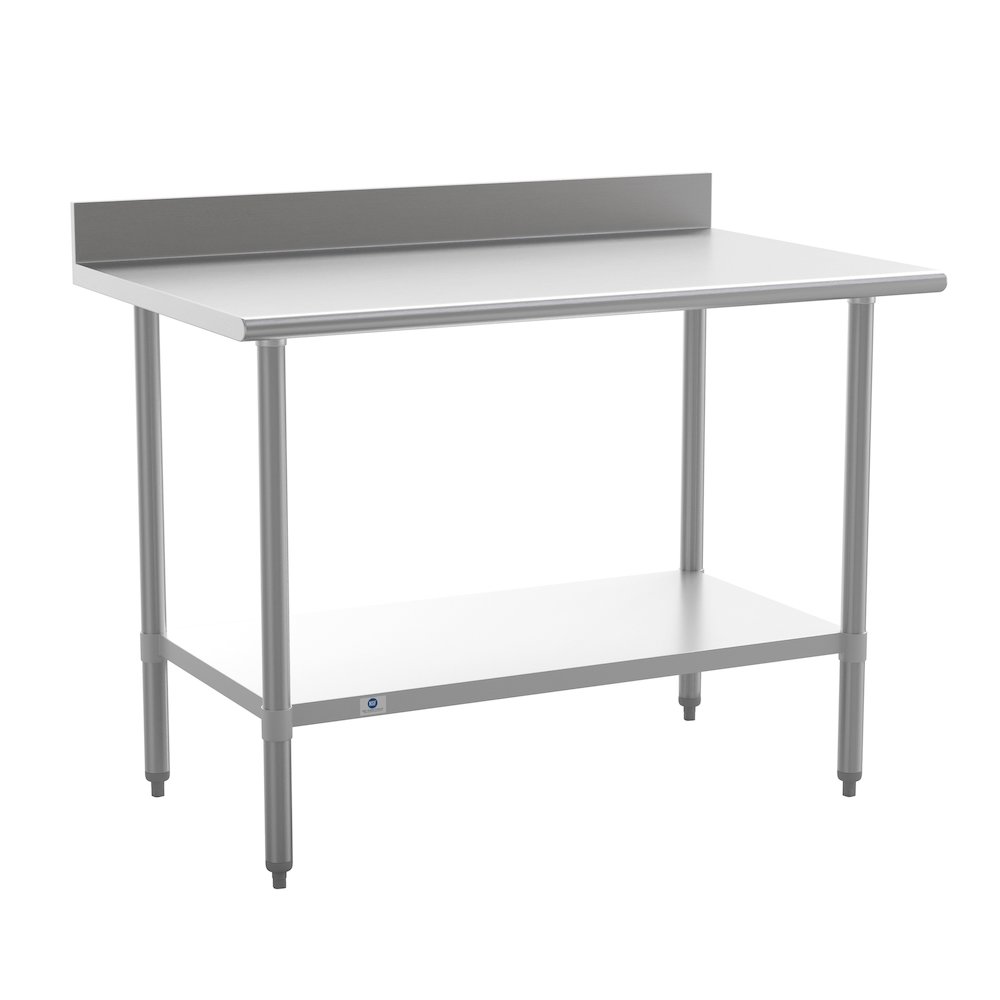 430 Stainless Steel 18 Gauge Kitchen Prep and Work Table