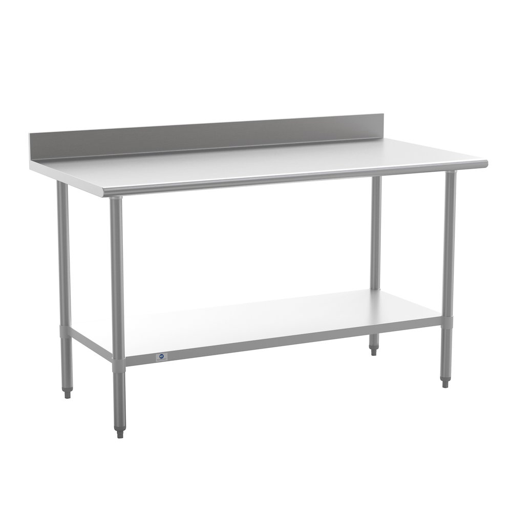 430 Stainless Steel 18 Gauge Kitchen Prep and Work Table