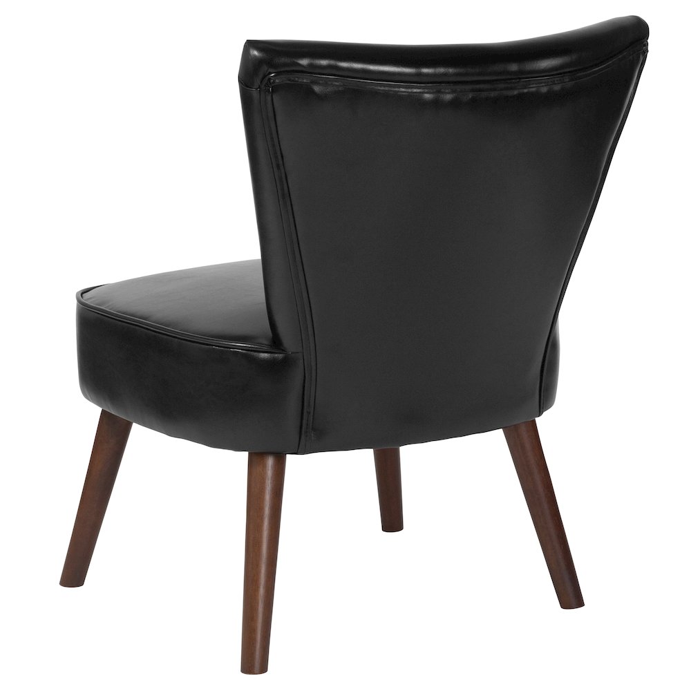 Holloway Black LeatherSoft Retro Chair
