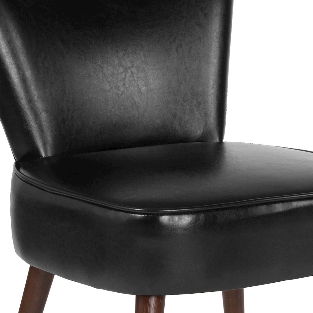 Holloway Black LeatherSoft Retro Chair