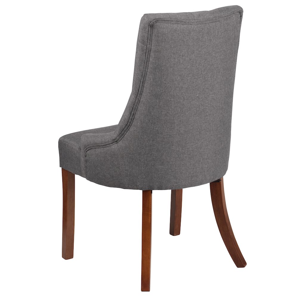 Paddington Gray Fabric Tufted Chair