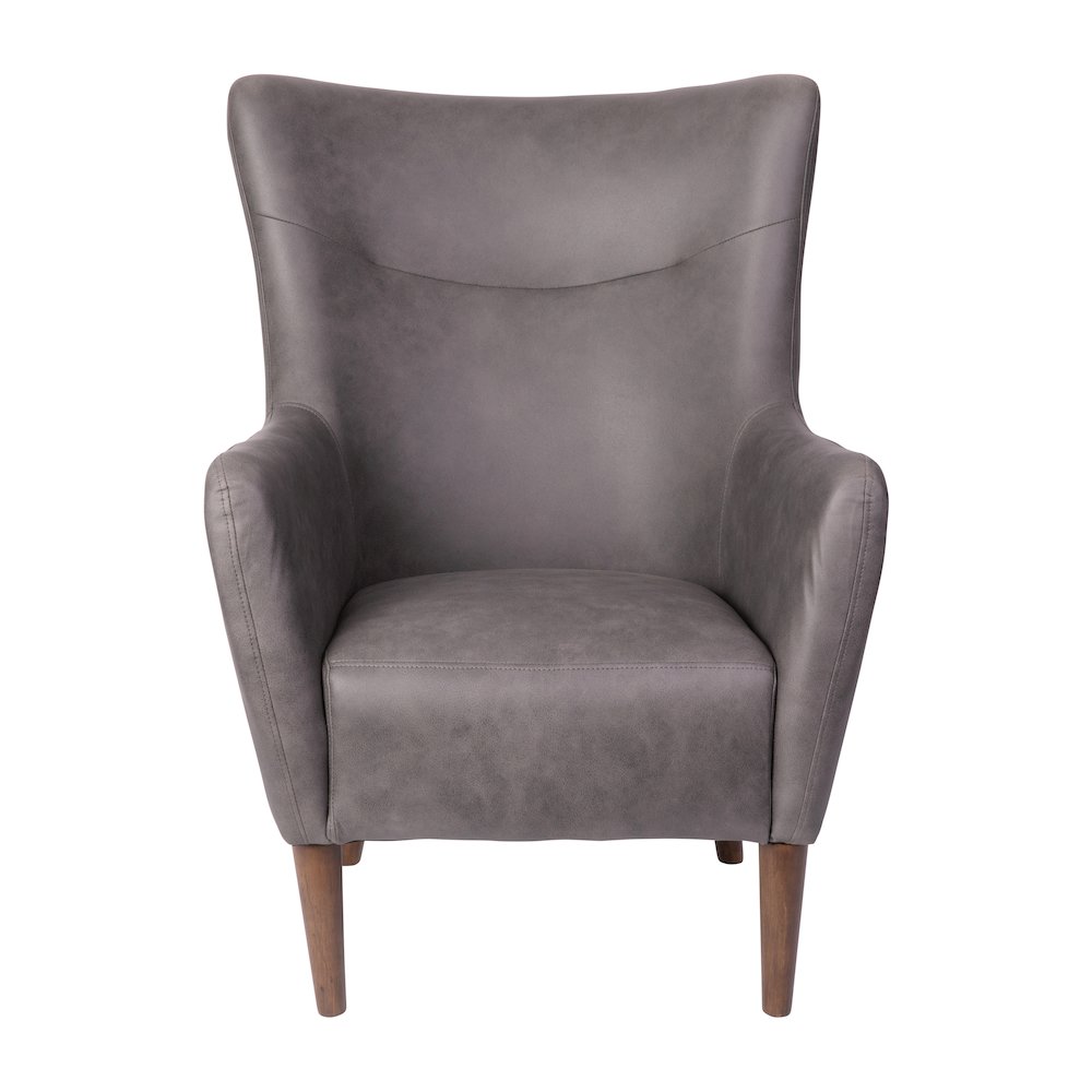 Modern Commercial Grade Wingback Accent Chair