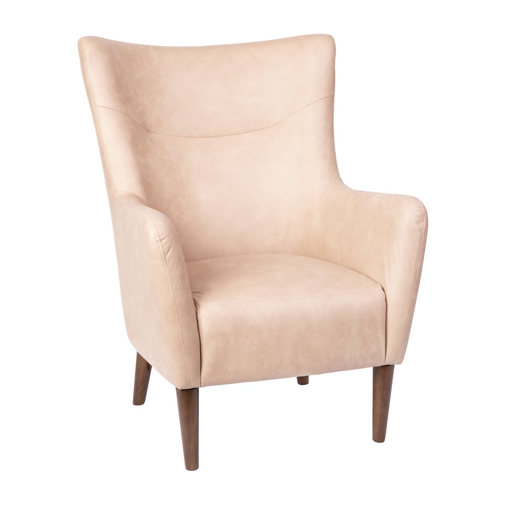 Modern Commercial Grade Wingback Accent Chair